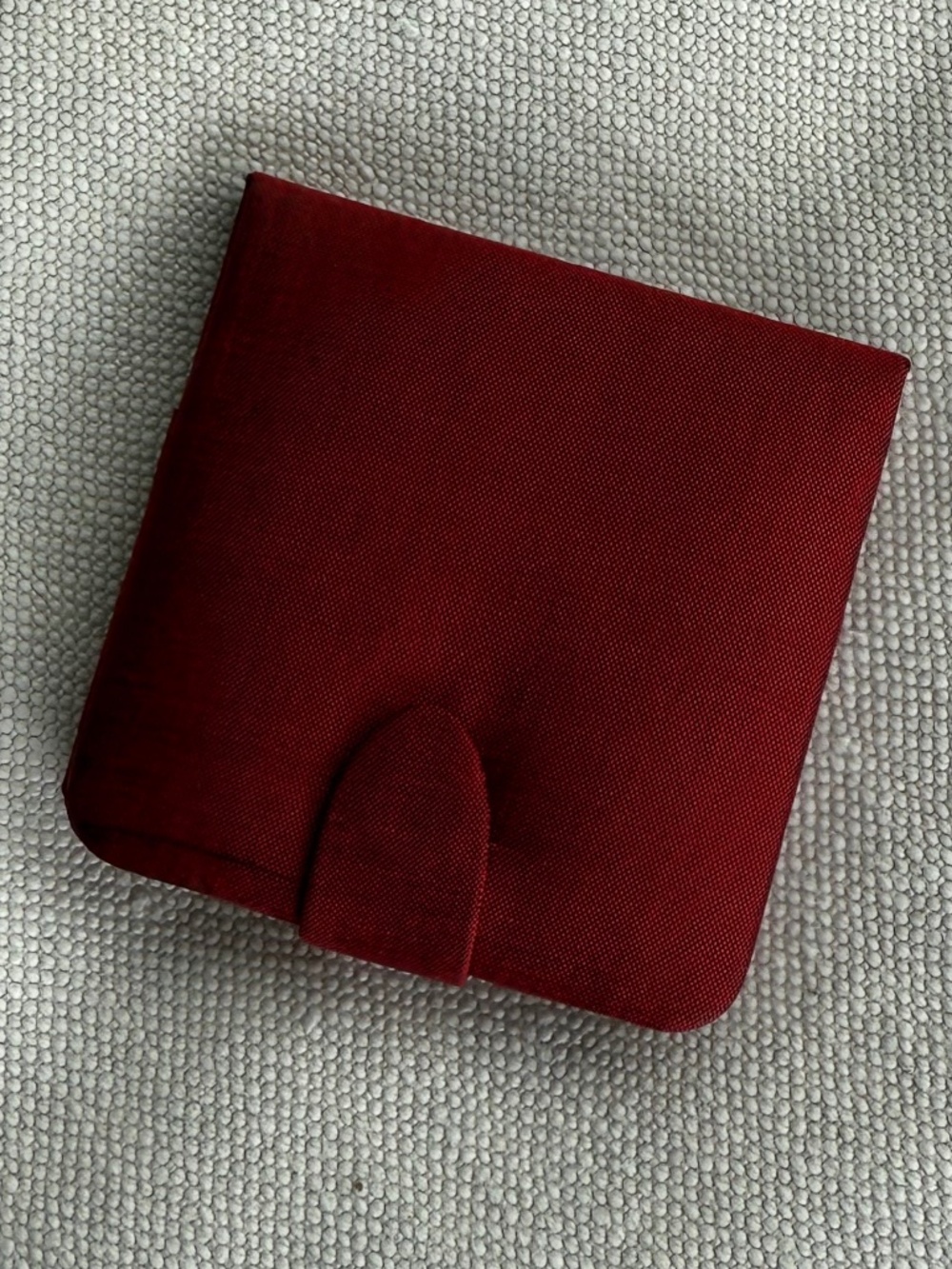 Red Thai Silk Mirror